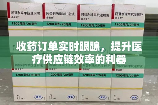 台州收药订单实时跟踪，提升医疗供应链效率的利器