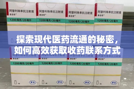 台州探索现代医药流通的秘密，如何高效获取收药联系方式并优化资源利用